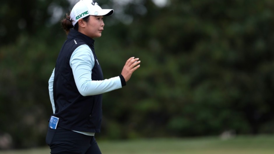 Liu Yan of China shared the lead after the first round of the LA Championship