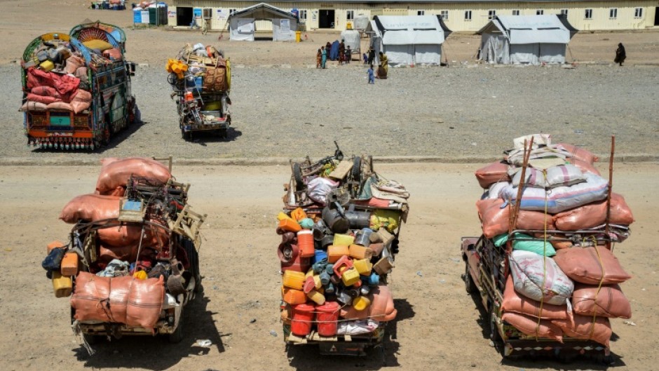 Pakistan plans to evict by the end of April more than 800,000 Afghans who have had their residence permits cancelled -- including some who lived there for decades