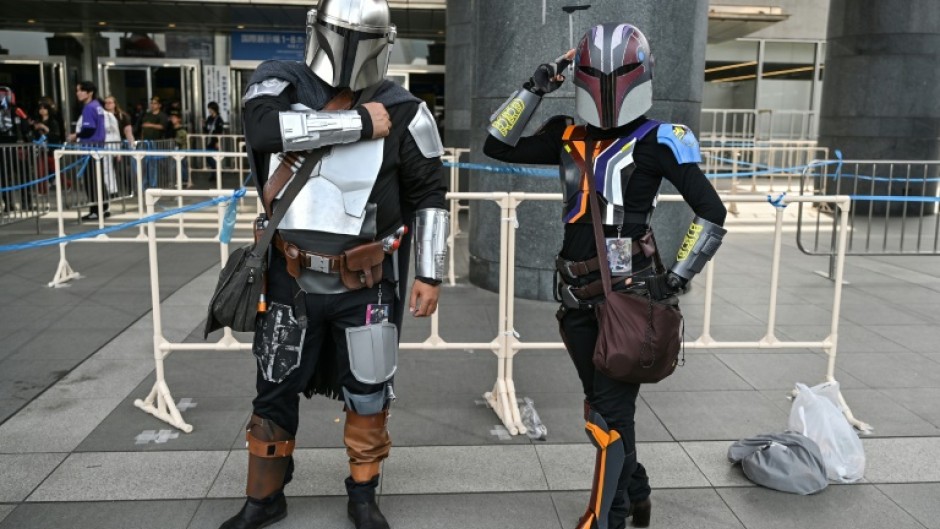 Visitors donned their best 'Star Wars' costumes for the Celebration event in suburban Tokyo