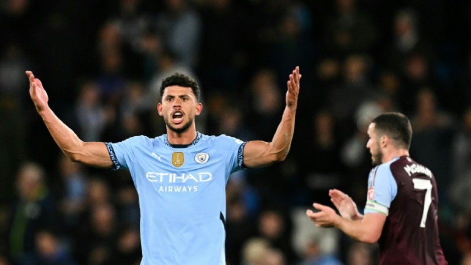 Matheus Nunes scored his first Premier League goal for Manchester City against Aston Villa