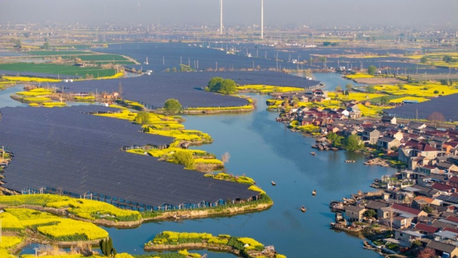 China's wind and solar energy capacity has surpassed that of mostly coal-powered thermal for the first time