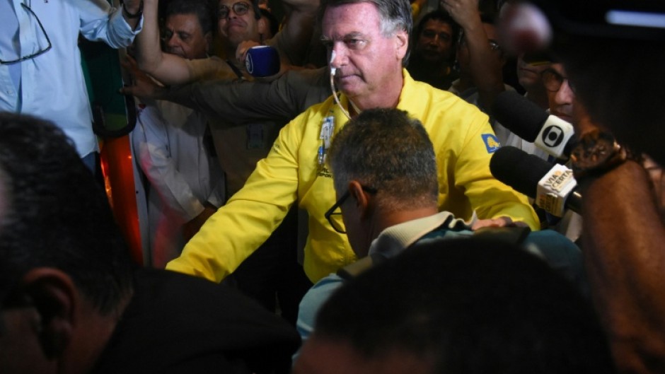 Former Brazilian President Jair Bolsonaro was hospitalized after suffering severe pain related to injuries he suffered in a 2018 stabbing attack