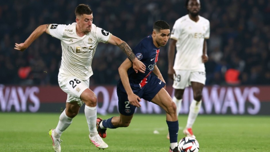 Achraf Hakimi's PSG suffered their first defeat of the season in Ligue 1 on Friday against Nice