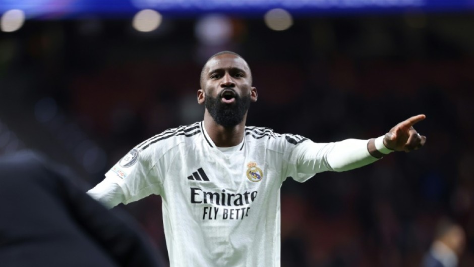 Real Madrid's German defender Antonio Ruediger