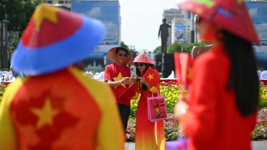 Social media users have been anticipating the parade for days after widespread coverage of rehearsals in Vietnamese media, which is controlled by the state