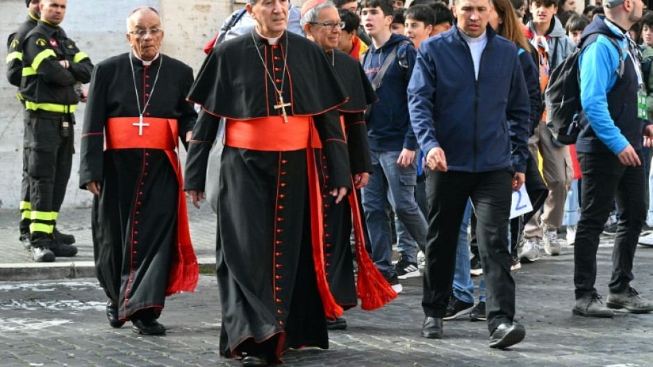 Cardinals are holding preparatory talks in the Vatican ahead of the conclave
