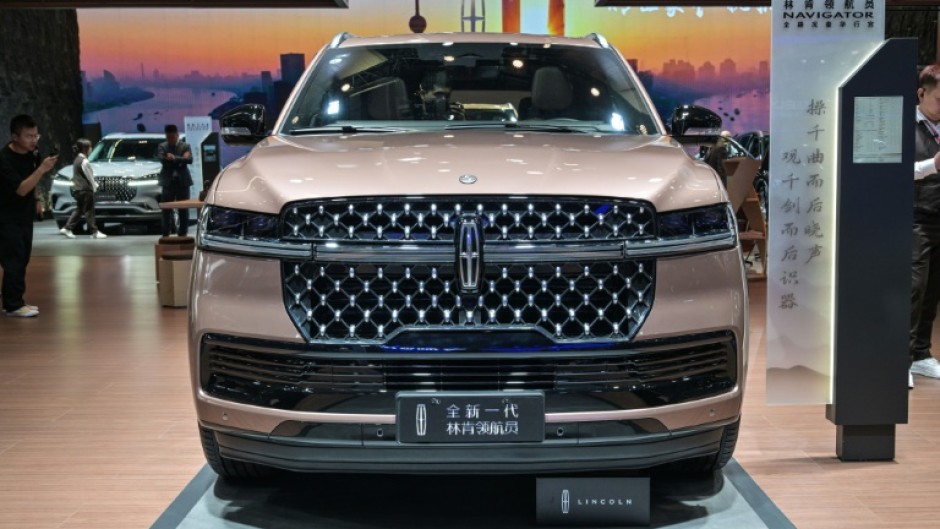 Ford displayed its new Lincoln Navigator at an auto show in Shanghai last month
