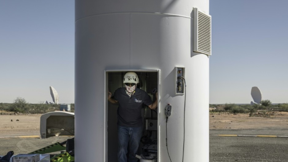 The MeerKAT operates in a 'radio quiet zone' where radio waves, cell phone signals and wireless connections are strictly controlled to prevent interference with the telescope's tracking