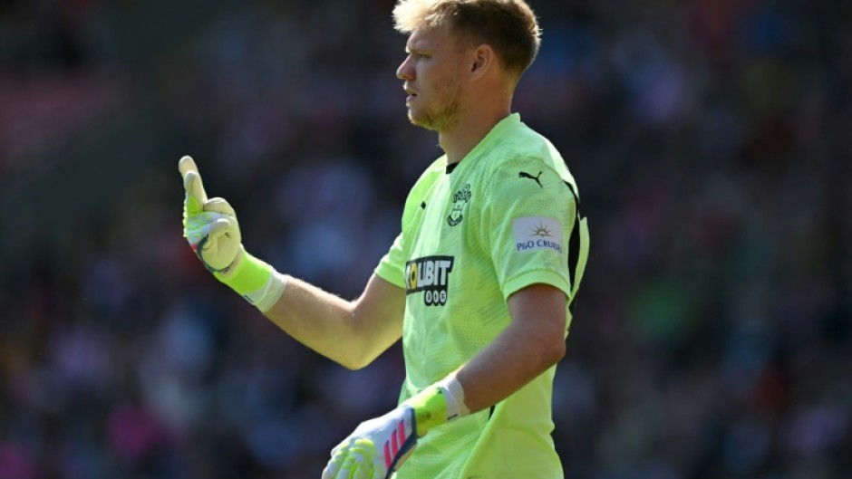Rare clean sheet: Southampton goalkeeper Aaron Ramsdale