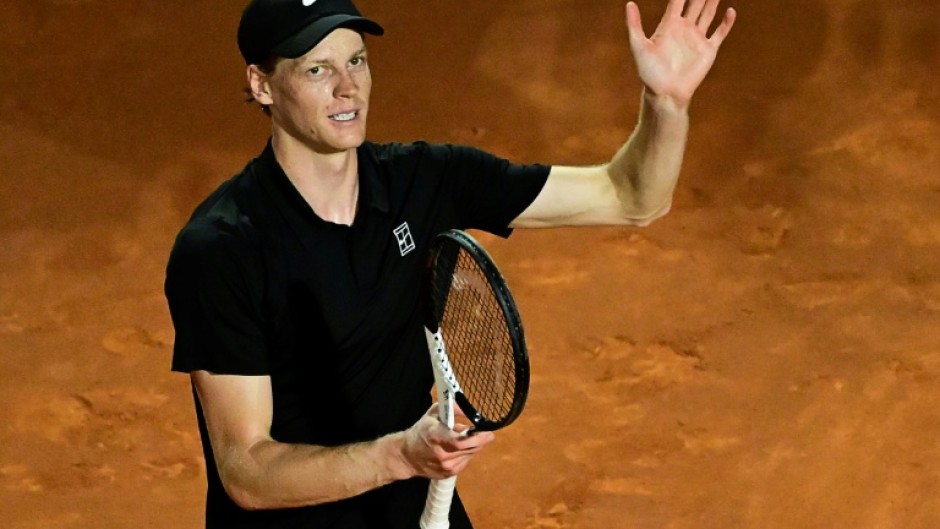Italy's Jannik Sinner is building towards the French Open on clay in Rome