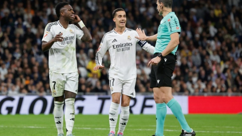 Real Madrid's Brazilian forward Vinicius Junior and Spanish defender will miss the club's final La Liga matches of the season