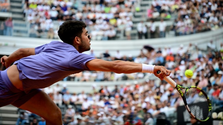 Carlos Alcaraz is bidding to win his first Italian Open title this week