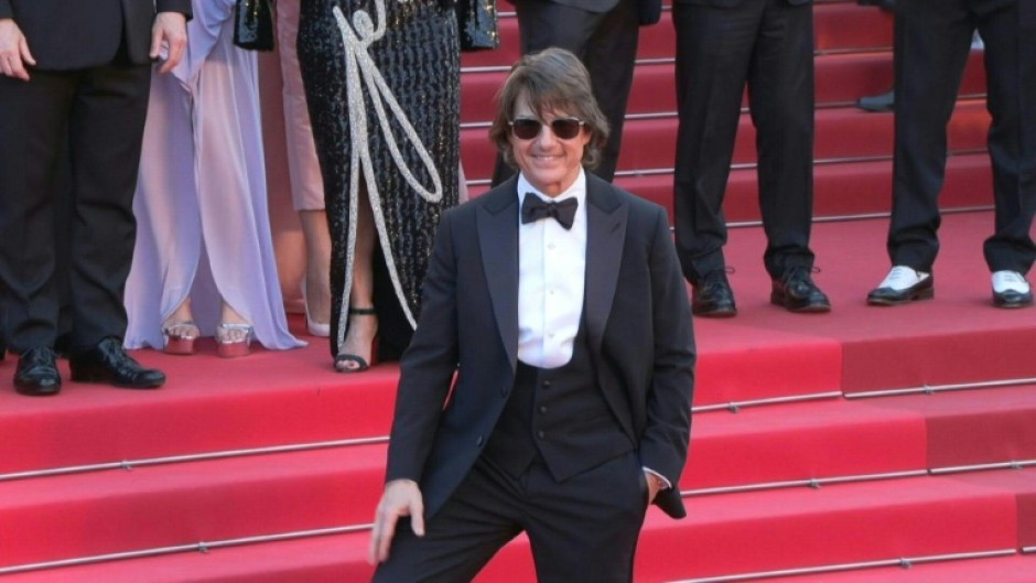 Tom Cruise walks the red carpet at Cannes