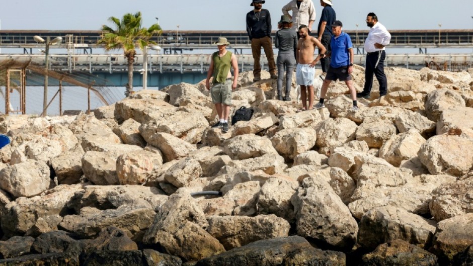 People have become increasingly curious about the sharks off the coast of Hadera, central Israel