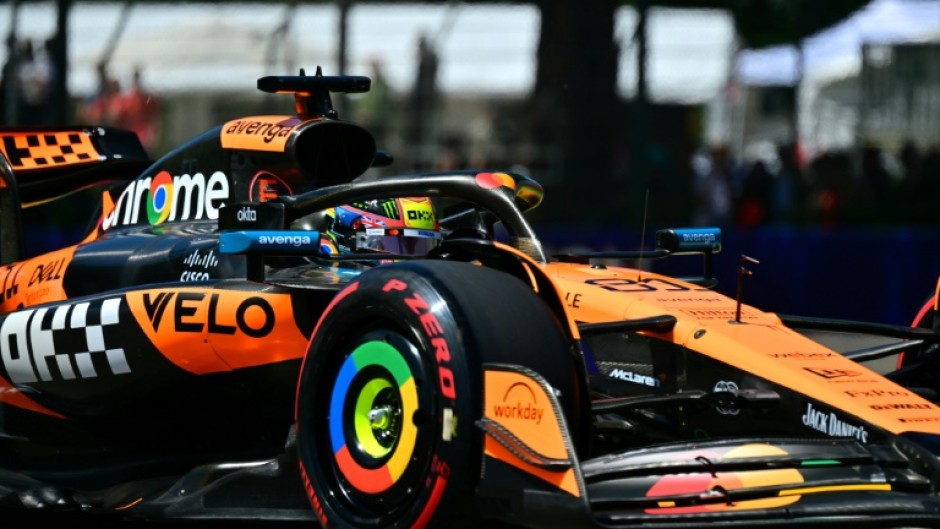 McLaren's Oscar Piastri edged teammate Lando Norris in the opening practice at Imola
