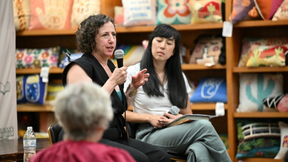 Mariah Blake, author of "They Poisoned the World: Life and Death in the Age of Forever Chemicals" speaks at Vroman's Bookstore in Pasadena, California