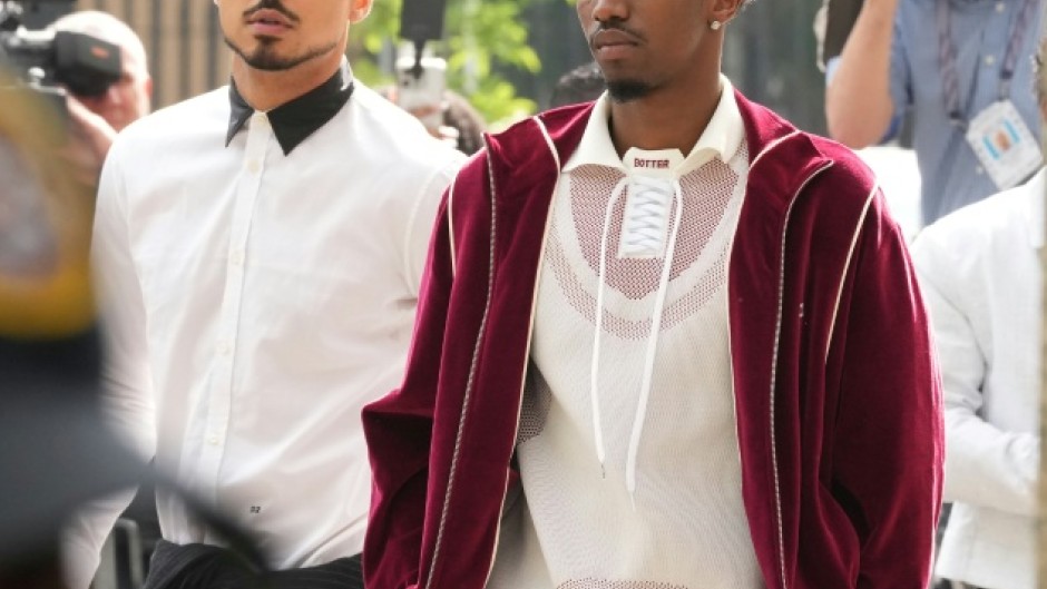 Sean "Diddy" Combs's son, King Combs (R), and his stepson, Quincy Brown attended their father's sex trafficking trial in New York City