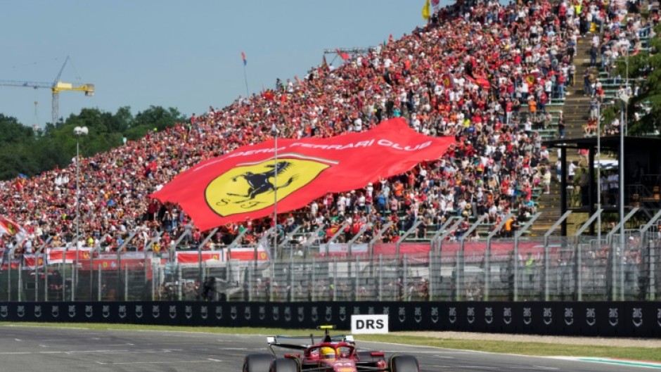 Ferrari's British driver Lewis Hamilton