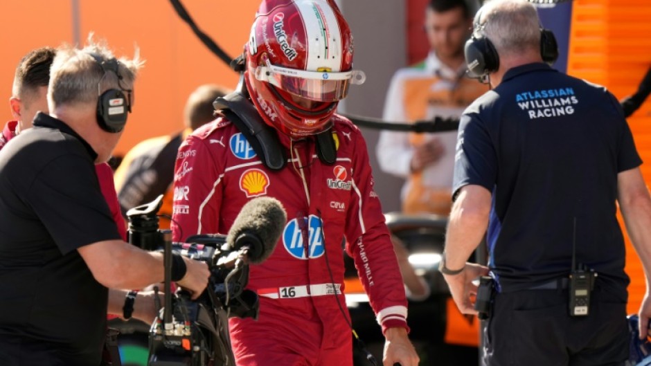 Charles Leclerc starts from sixth on the grid in Imola along with Ferrari teammate Lewis Hamilton