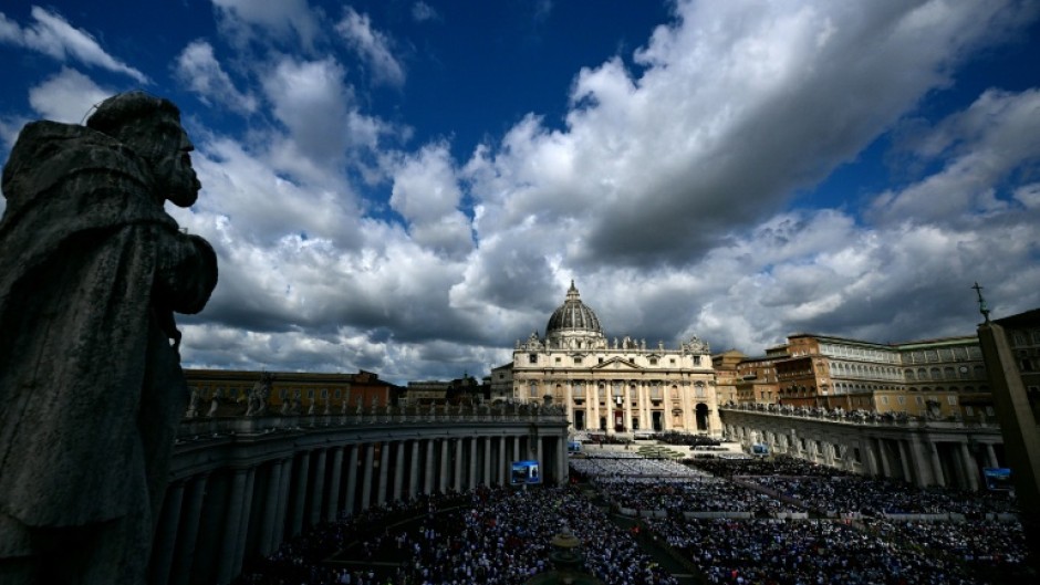 An estimated 200,000 people gathered to see his inaugural mass in St Peter's Square