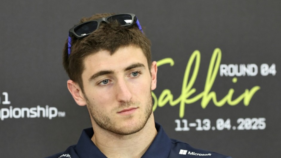 Australian driver Jack Doohan at a press conference in Bahrain last month