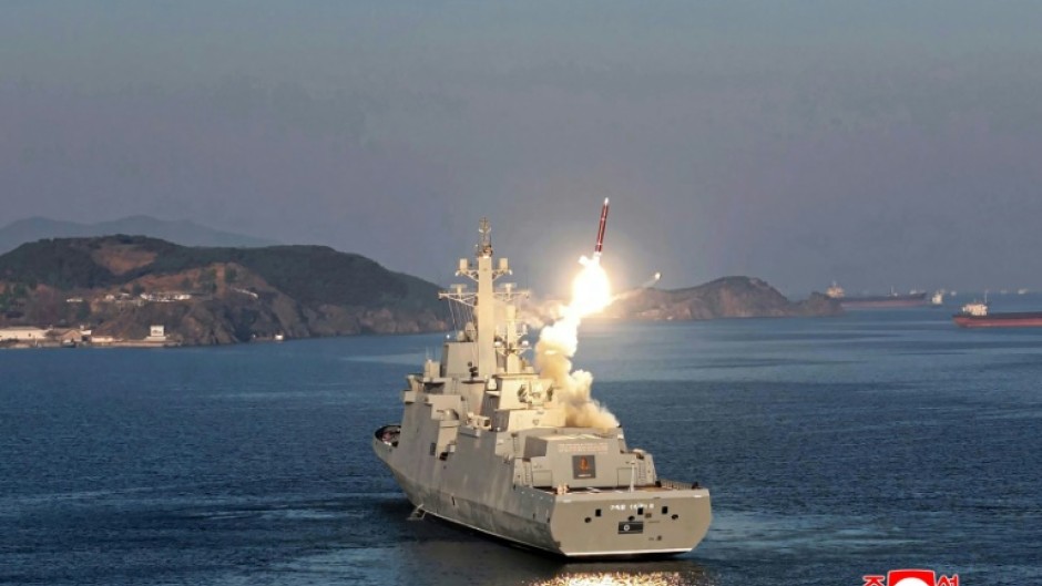 North Korea unveiled the 5,000-ton destroyer-class warship Choe Hyon in April