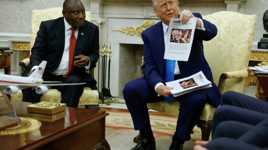 US President Trump made unfounded claims about South Africa during an appearance with its President Cyril Ramaphosa