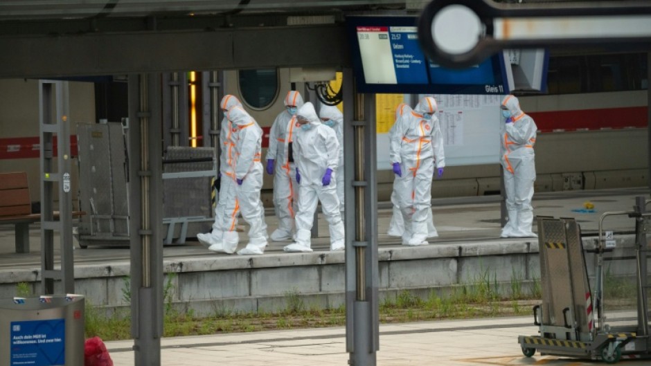 Hamburg police ruled out a political motive for the attack and said a 39-year-old German woman had been arrested