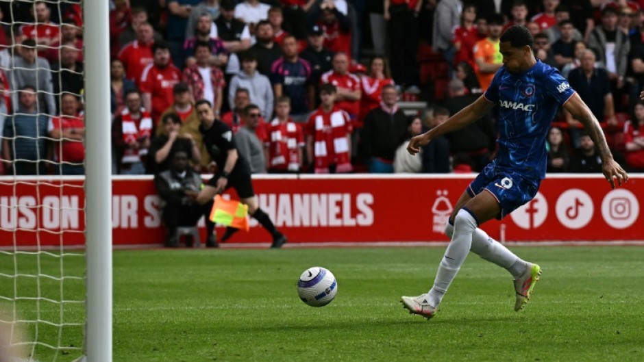 Chelsea defender Levi Colwill scores against Nottingham Forest