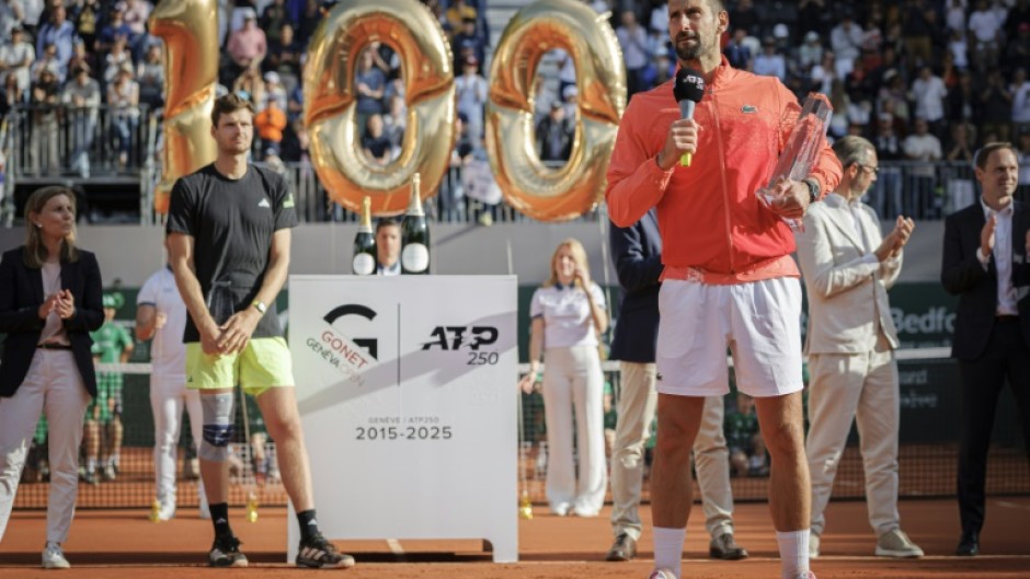Novak Djokovic secured his 100th ATP title at the weekend