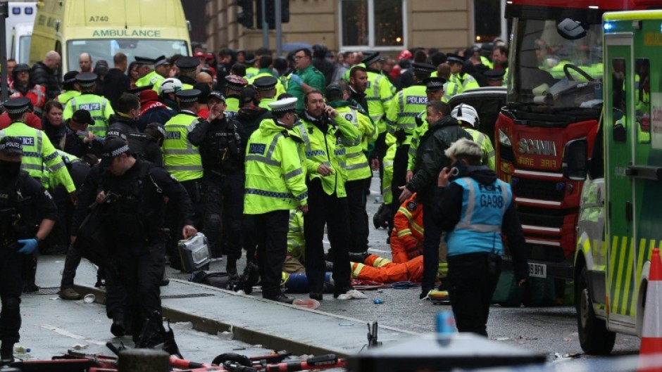Emergency services treat members of the public in Liverpool