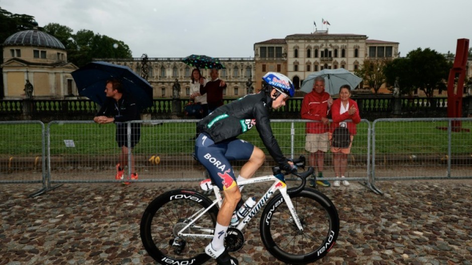Primoz Roglic was forced to pull out of the Giro d'Italia on Tuesday