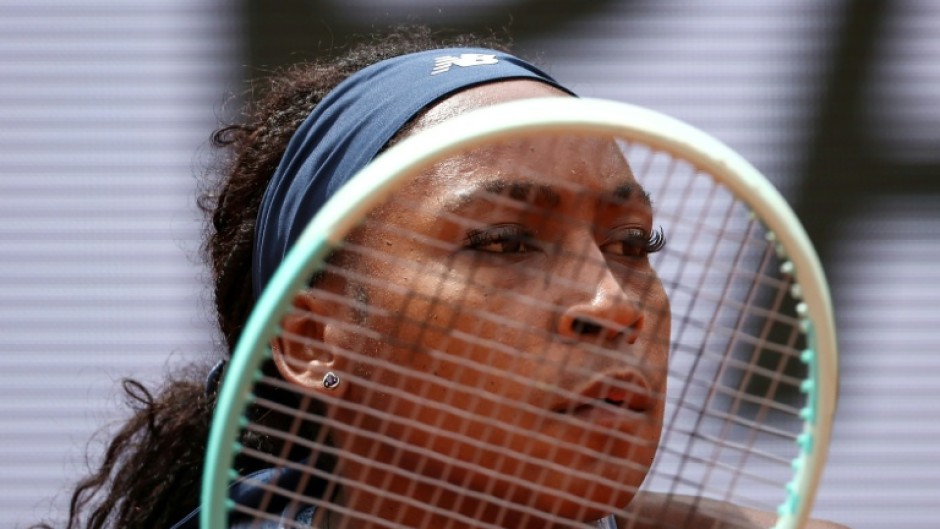 Second seeded American Coco Gauff forgot her racquets for her first round match at the French Open in Roland Garros