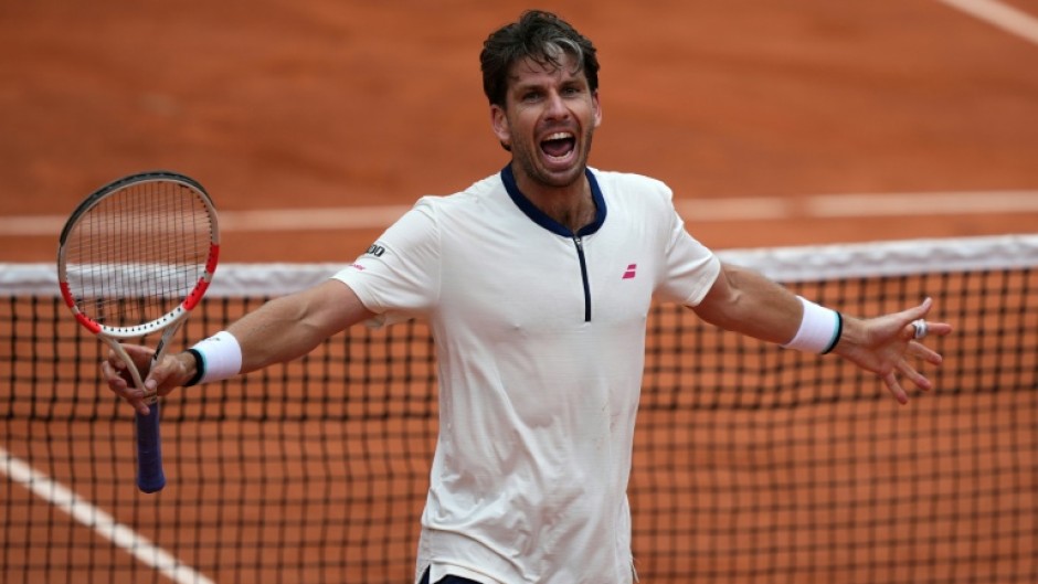 Britain's Cameron Norrie needed five sets to get past 11th seed Daniil Medvedev of Russia