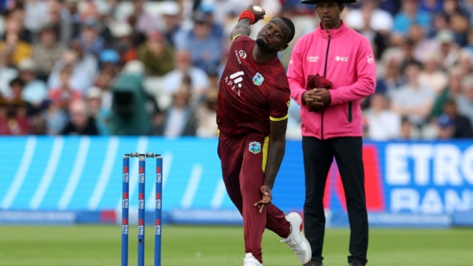 West Indies fast bowler Jayden Seales took four expensive wickets against England