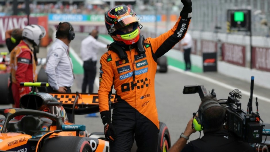 McLaren's Oscar Piastri took his fourth pole of the season in Barcelona