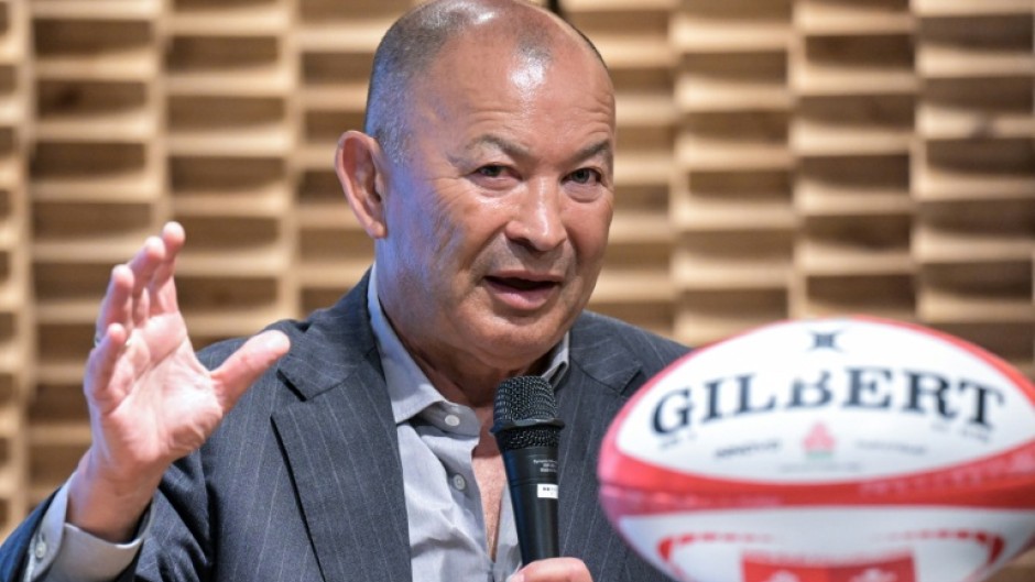 Eddie Jones during a press conference on Thursday