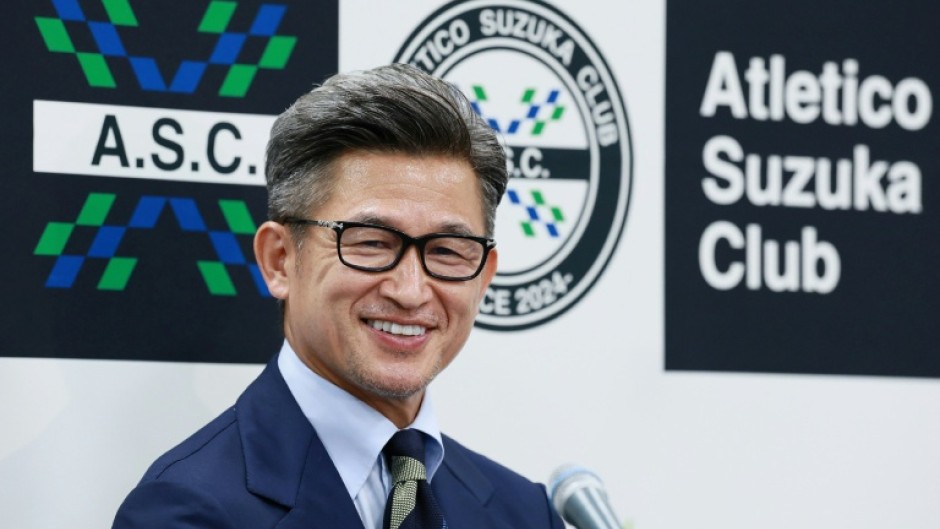 Kazuyoshi Miura at a press conference last year