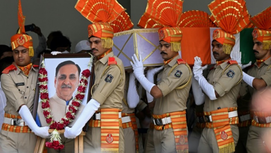 Among the latest victims identified was Vijay Rupani, a senior member of India's ruling party and former chief minister of Gujarat state