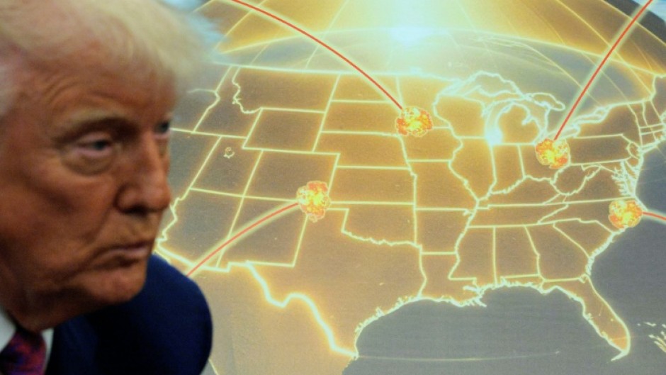 US President Donald Trump has claimed the missile shield would be capable of intercepting missiles even 'from other sides of the world'