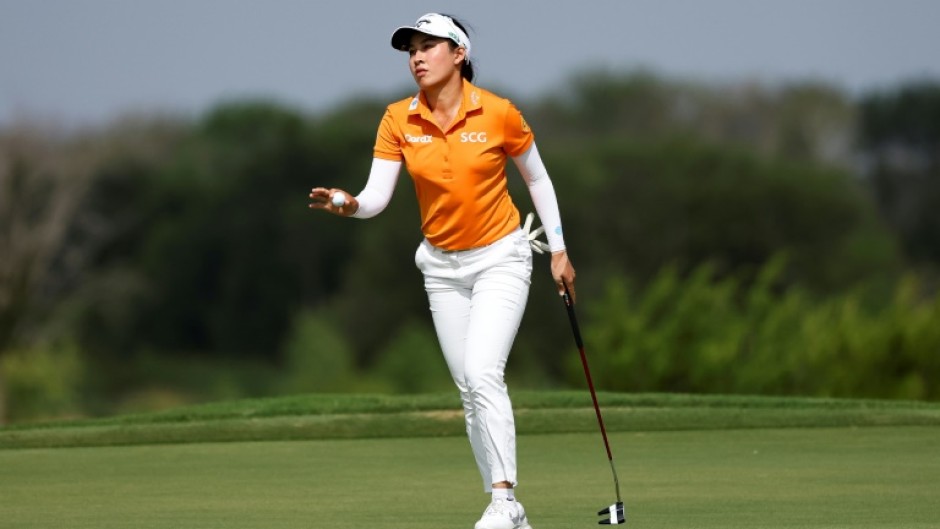 Jeeno Thitikul of Thailand shot a four-under-par 68 to take an early one-shot lead at the KPMG Women's PGA Championship in Frisco, Texas