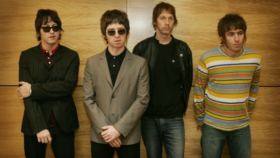 From left: Gem Archer, Noel Gallagher, Andy Bell and Liam Gallagher