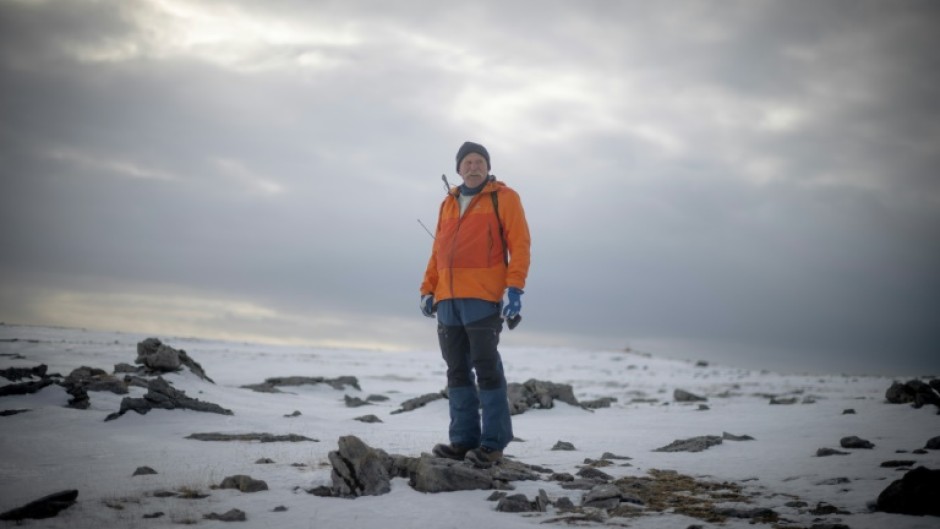In winter, staff venture out armed and in pairs in case polar bears