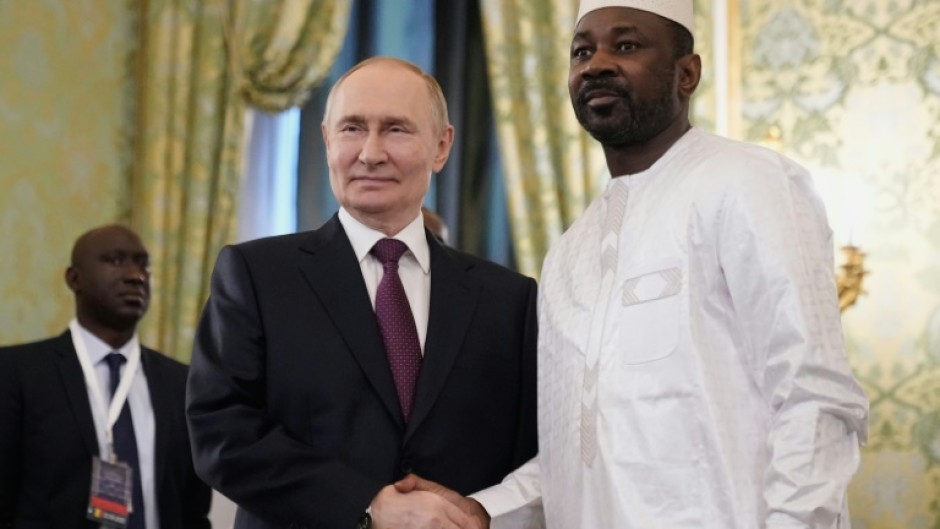 Russian President Vladimir Putin and Mali's junta leader Assimi Goita held talks at the Kremlin