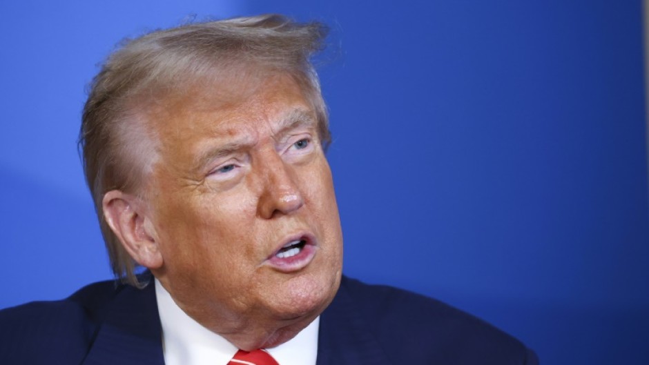 US President Donald Trump seemed keen to share the plaudits for a deal set to see the 32 countries commit to spending five percent of output on defence by 2035