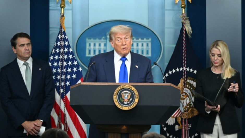 US President Donald Trump holds news conference on Supreme Court decisions