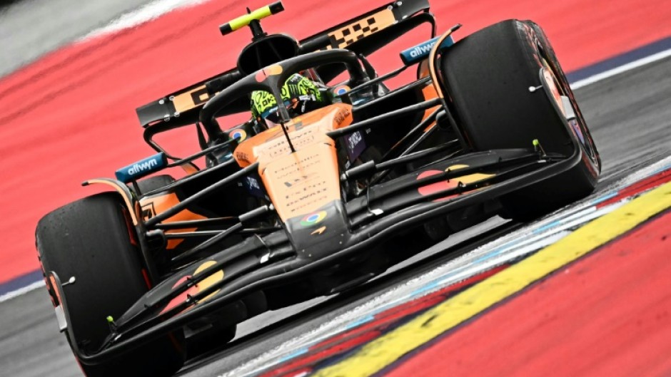 Lando Norris leads a McLaren 1-2 in practice at the Red Bull Ring