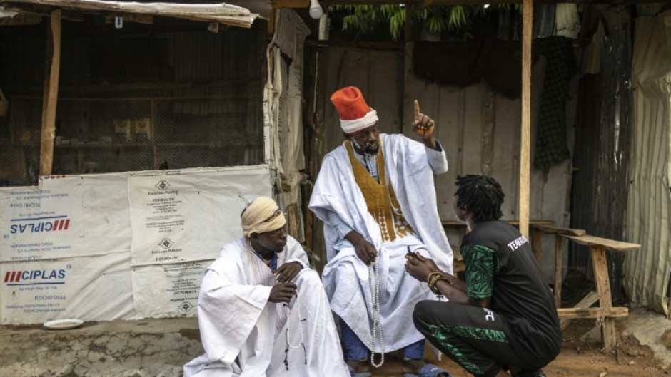 Dambe fighters seek advice from their spiritual guides
