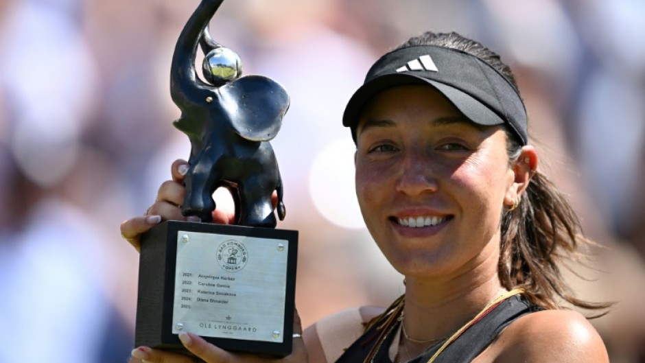 Top seed Jessica Pegula warmed up for Wimbledon by winning on grass at Bad Homburg, Germany