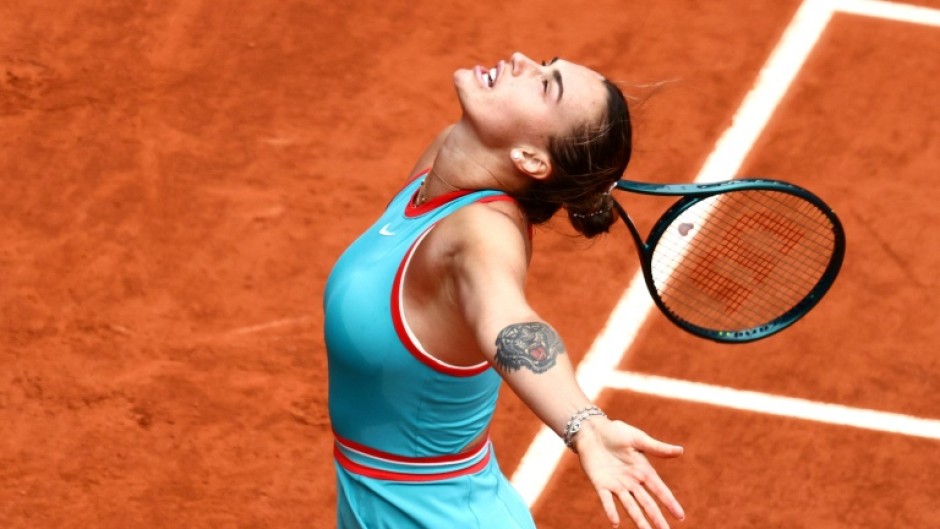 Aryna Sabalenka reacted furiously at her own performance in losing the French Open final